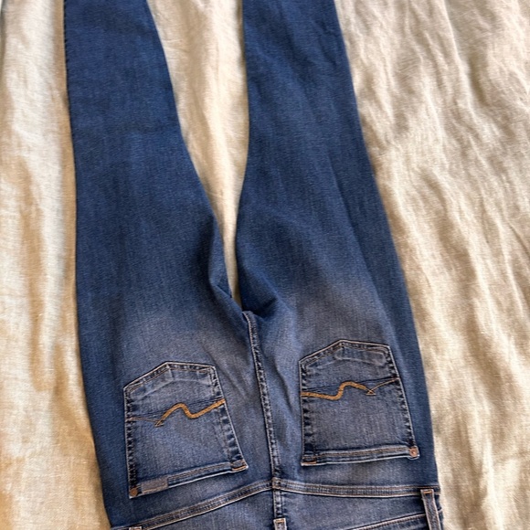 7 For All Mankind Gienevere Blue Jeans 29 - Picture 3 of 8